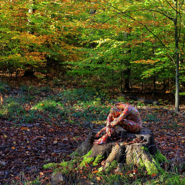 Herbstlaub-Motiv aus dem Körperkunstprojekt NATURE ART des Künstlers Jörg Düsterwald.