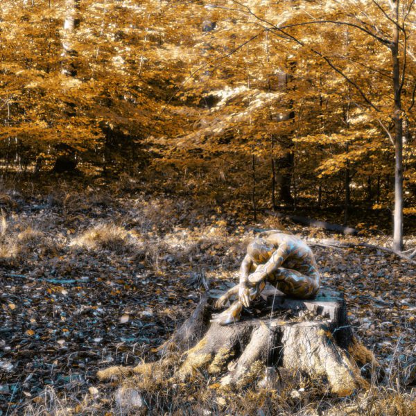 Herbstlaub-Motiv aus dem Körperkunstprojekt NATURE ART des Künstlers Jörg Düsterwald.